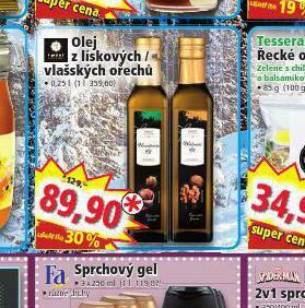 Norma Olej z lískových vlašských ořechů nabídka