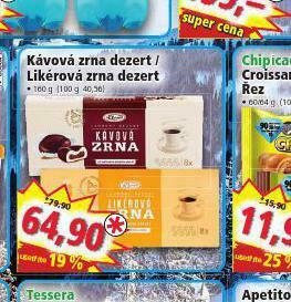 Norma Likérová zrna dezert nabídka