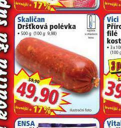 Norma Dršťková polévka nabídka