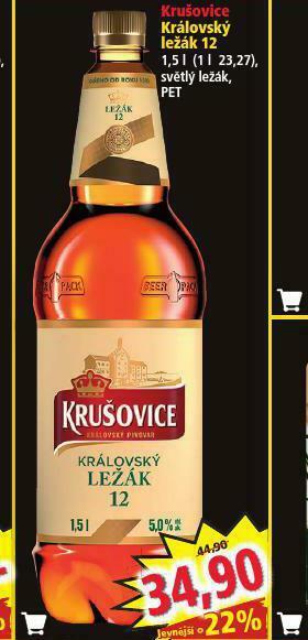 Norma Pivo krušovice 12 královský ležák nabídka