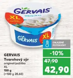 Kaufland GERVAIS Tvarohový sýr original/pažitka XL nabídka