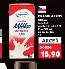 Kaufland Trvanlivé mléko 3,5% nabídka