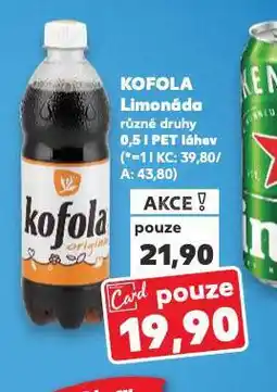 Kaufland Kofola 0,5l nabídka