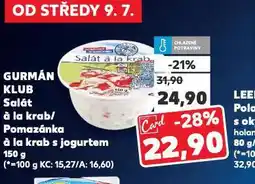 Kaufland Pomazánka á la krab s jogurtem nabídka