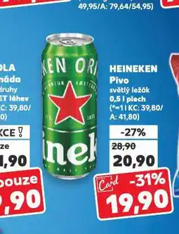 Kaufland Pivo heineken nabídka