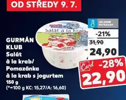 Kaufland Salát á la krab nabídka