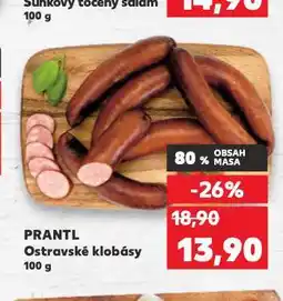 Kaufland Ostravské klobásy nabídka