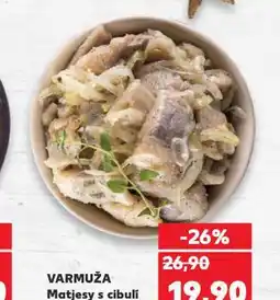 Kaufland Matjesy s cibulí nabídka