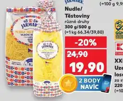 Kaufland Nudle / těstoviny nabídka