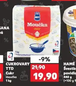 Kaufland Cukr moučka nabídka