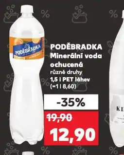 Kaufland Poděbradka ochucená nabídka