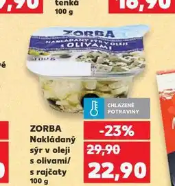 Kaufland Nakládaný sýr v oleji s olivami / s rajčaty nabídka