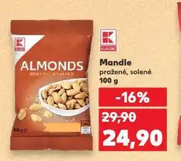 Kaufland Mandle pražené, solené nabídka
