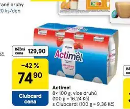 Tesco Actimel nabídka
