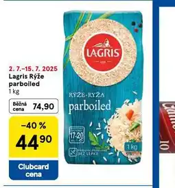 Tesco Lagris rýže parboiled nabídka