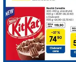 Tesco Nestlé dereálie nabídka