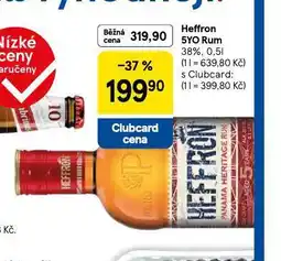 Tesco Heffron 5yo rum nabídka