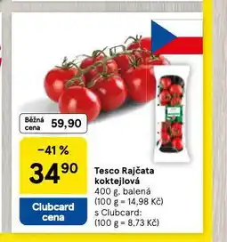 Tesco Rajčata koktejlová nabídka