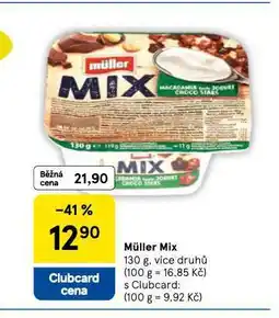 Tesco Müller mix nabídka