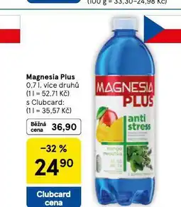 Tesco Magnesia plus nabídka