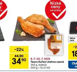 Tesco Kuřecí stehna uzená nabídka