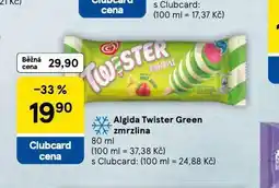 Tesco Algida twister green zmrzlina nabídka