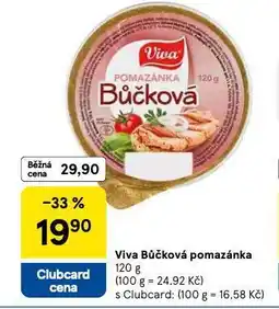 Tesco Viva bůčková pomazánka nabídka