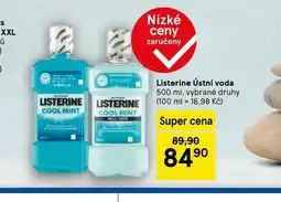 Tesco Listerine ústní voda nabídka