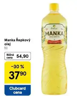 Tesco Manka řepkový olej nabídka