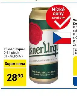 Tesco Pivo pilsner urquell nabídka