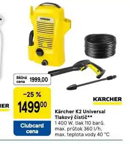 Tesco Kärcher universal tlakový čistič nabídka
