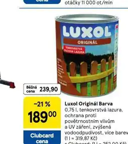 Tesco Luxol original barva nabídka