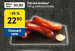 Tesco Štýrská klobása nabídka