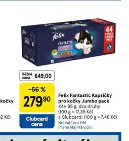 Tesco Felix fantastic kapsičky pro kočky nabídka
