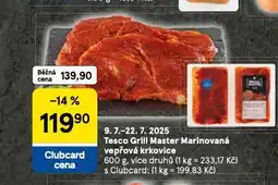 Tesco Marinovaná krkovice nabídka