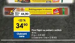 Tesco Fino papír na pečení nabídka