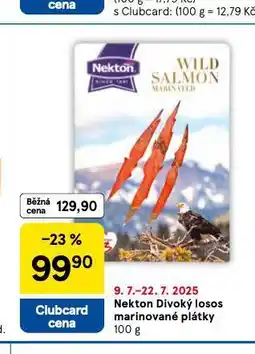 Tesco Nekton divoký losos marinované plátky nabídka
