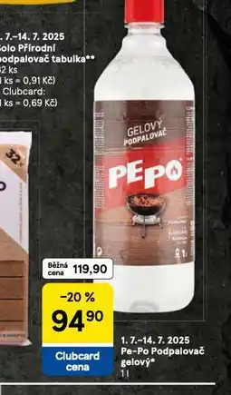 Tesco Pe-po podpalovač gelový nabídka