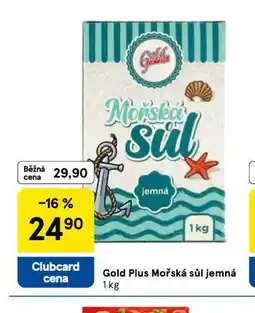Tesco Mořská sůl jemná nabídka