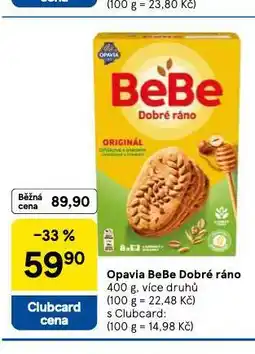 Tesco Opavia bebe dobré ráno nabídka