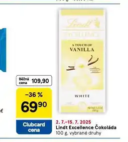 Tesco Lindt excellence čokoláda nabídka