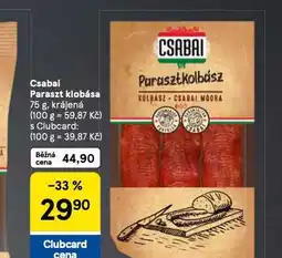 Tesco Csabai paraszt klobása nabídka