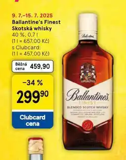 Tesco Ballantine´s skotská whisky nabídka