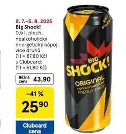 Tesco !big shock nabídka