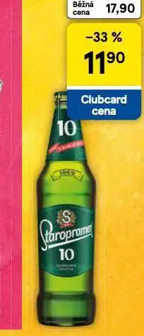 Tesco Pivo staropramen 10 nabídka