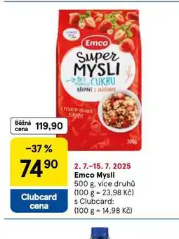 Tesco Emco mysli nabídka