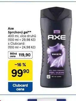 Tesco Axe sprchový gel nabídka
