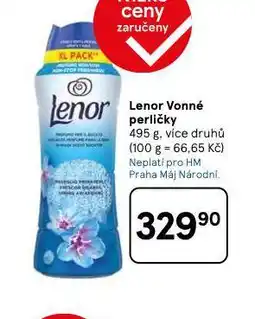 Tesco Lenor vonné perličky nabídka