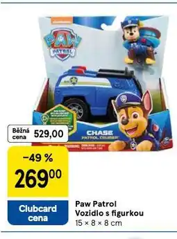 Tesco Paw patrol vozidlo s figurkou nabídka