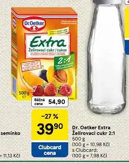 Tesco Dr. oeztker extra žerlírovací cukr 2:1 nabídka